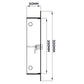 Access Panel Door Metal With Lock, White 200mm x 250mm