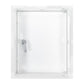 Access Panel Door Metal With Lock, White 200mm x 250mm