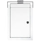 Access Panel Door Metal With Lock, White 200mm x 300mm