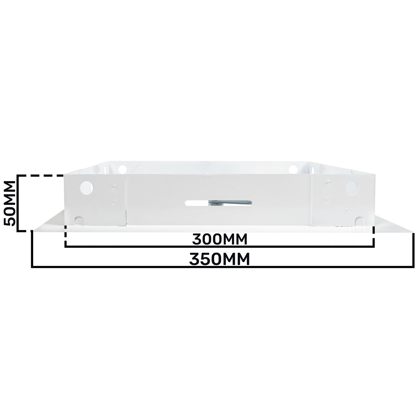 Access Panel Door Metal With Lock, White 200mm x 300mm