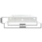 Access Panel Door Metal With Lock, White 250mm x 300mm