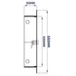 Access Panel Door Metal With Lock, White 500mm x 500mm