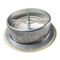White Metal Extract Ceiling Valve 125mm - Anemostat SV