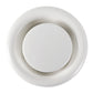White Metal Extract Ceiling Valve 125mm - Anemostat EV