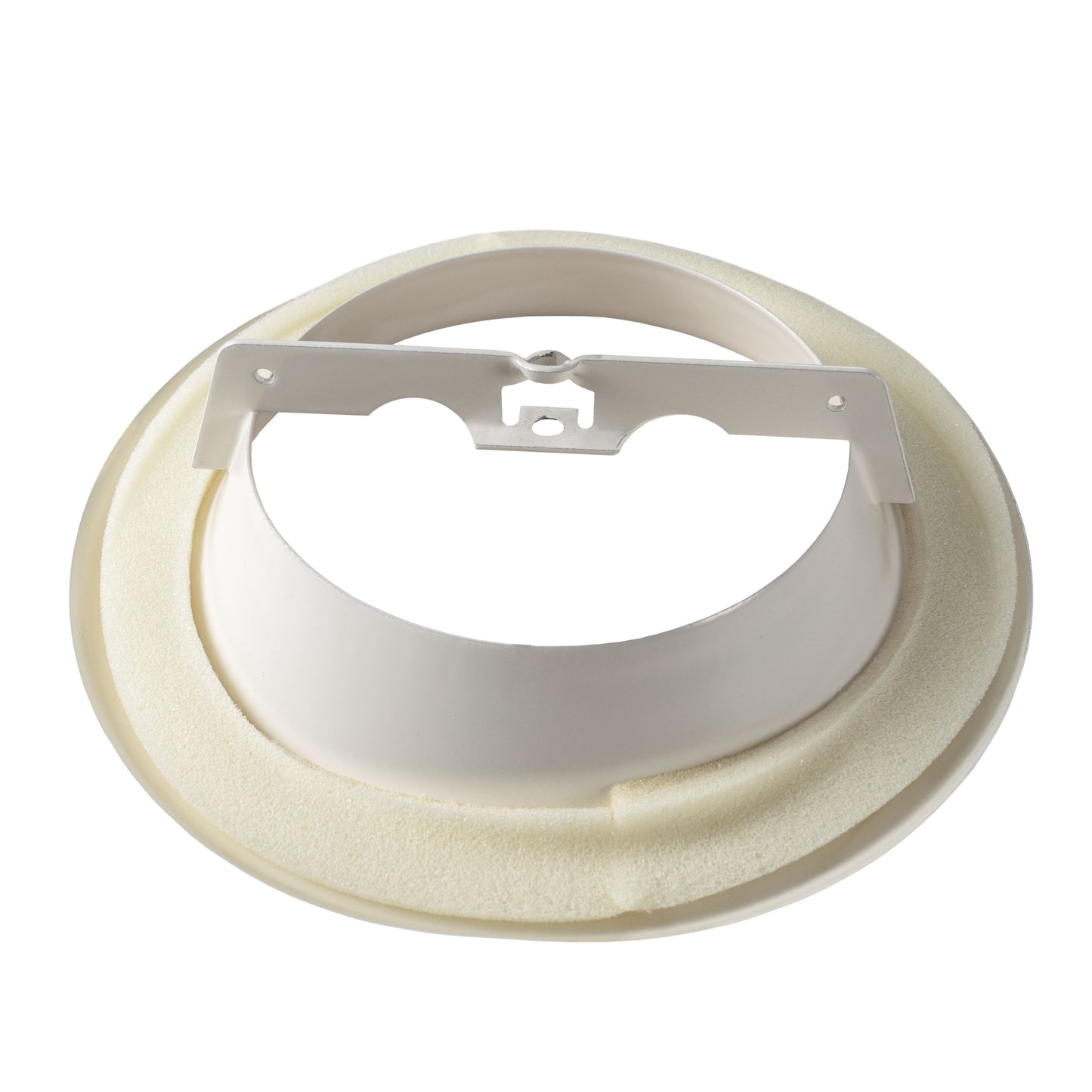 White Metal Extract Ceiling Valve 125mm - Anemostat EV