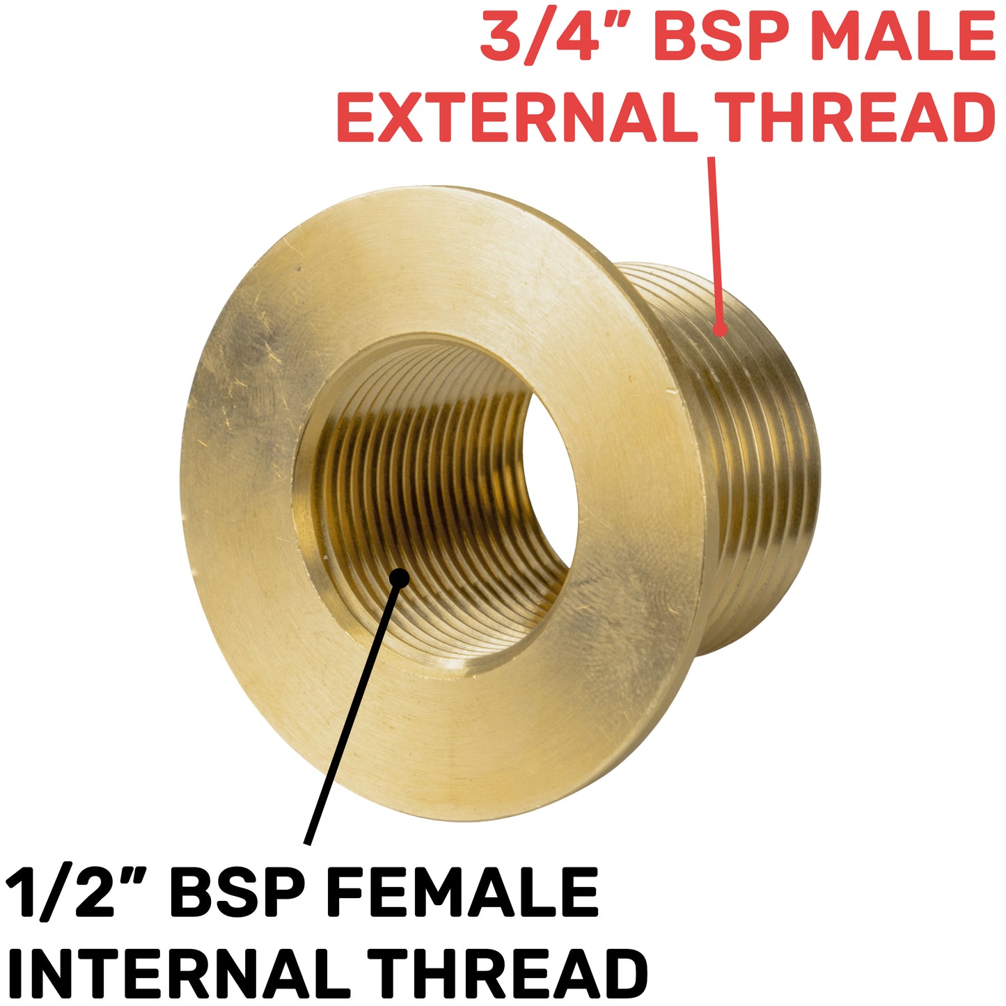 Water Butt Brass Kit 3/4" with Extended Brass Chrome Tap ½” Barb