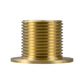 Water Butt Brass 1" BSP Male - 3/4" BSP Female and Drill Bit