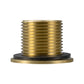 Water Butt Brass 1" BSP Male - 3/4" BSP Female and Drill Bit