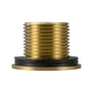 Water Butt Brass 1" BSP Male - 3/4" BSP Female and Drill Bit