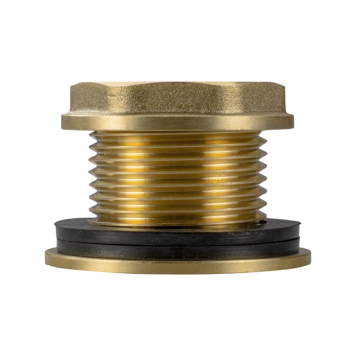 Water Butt Brass 1" BSP Male - 3/4" BSP Female and Drill Bit