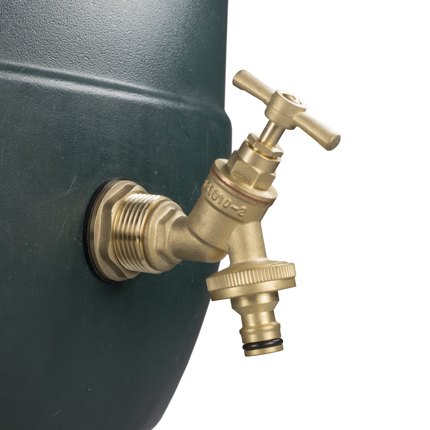 Water Butt Brass Kit 3/4" with Brass Quick Connect Tap