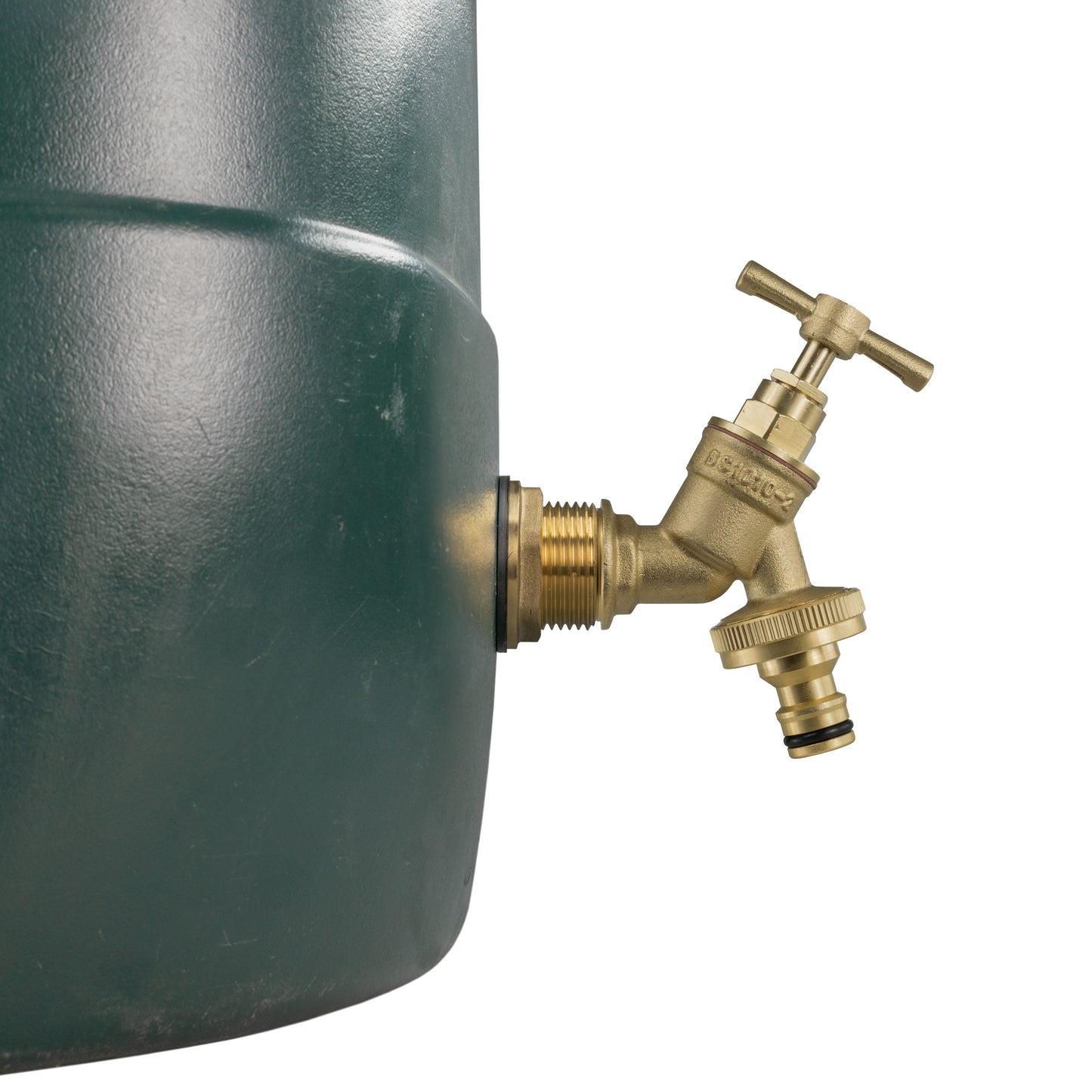 Water Butt Brass Kit 3/4" with Brass Quick Connect Tap