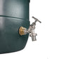Water Butt Brass Kit 3/4" with Nickel Plated Brass Barbed Tap and Drill Bit
