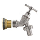 Water Butt Brass Kit 3/4" with Nickel Plated Brass Barbed Tap and Drill Bit