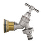 Water Butt Brass Kit 3/4" with Nickel Plated Brass Quick Connect Tap and Drill Bit