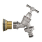Water Butt Brass Kit 3/4" with Nickel Plated Brass Quick Connect Tap and Drill Bit