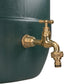 Water Butt Brass Kit 3/4" with Quick Connect Polished Brass Tap and Drill Bit