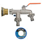 Water Butt Brass Kit 3/4" with Double Quick Connect Tap and Drill Bit