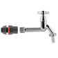 Water Butt Kit 1/2" with Extended Brass Chrome Tap ½” Barb