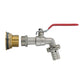 Water Butt Brass Kit 1" with Barbed Lever Tap