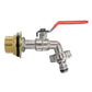 Water Butt Brass Kit 1" with Quick Connect Lever Tap