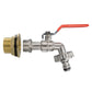 Water Butt Brass Kit 1" with Quick Connect Lever Tap