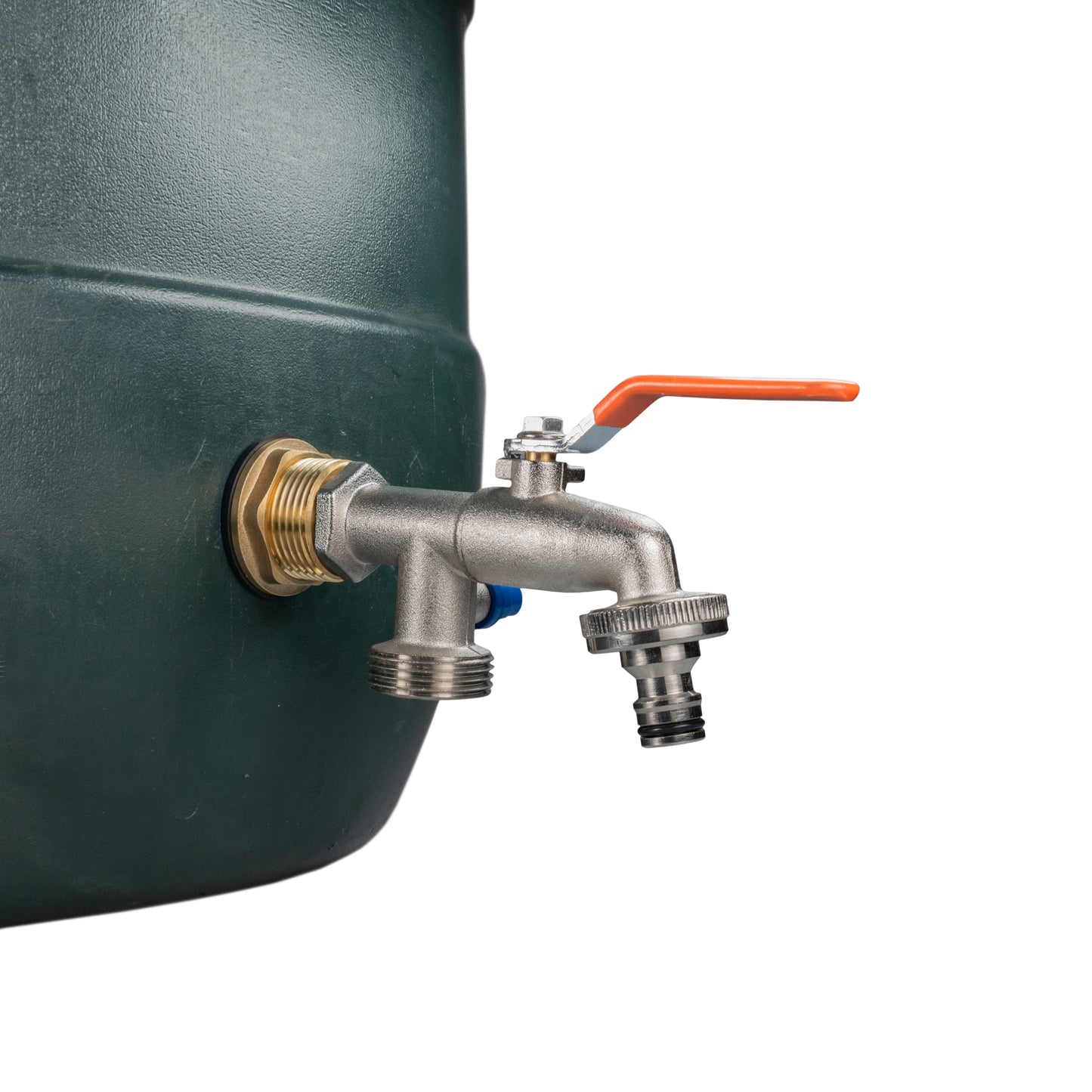 Water Butt Brass Kit 1" with Double Tap