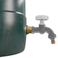 Water Butt Brass Kit 1" with Grey Dial Tap