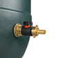 Water Butt Brass Kit 1" with In-Line Valve + 1/2" Brass Barb
