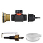 Water Butt Brass Kit 1" with In-Line Valve + 4mm Barb and Drill Bit