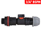 Water Butt Kit 3/4" with In-Line Valve + 25mm MDPE Joiner and Drill Bit