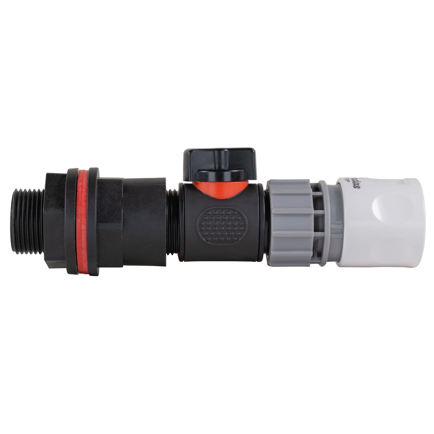 Water Butt Kit 3/4" with In-Line Valve + Female Quick Connector WL and Drill Bit