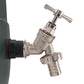 Water Butt Kit 3/4" with Nickel Plated Barbed Tap
