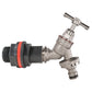 Water Butt Kit 3/4" with Nickel Plated Quick Connect Tap