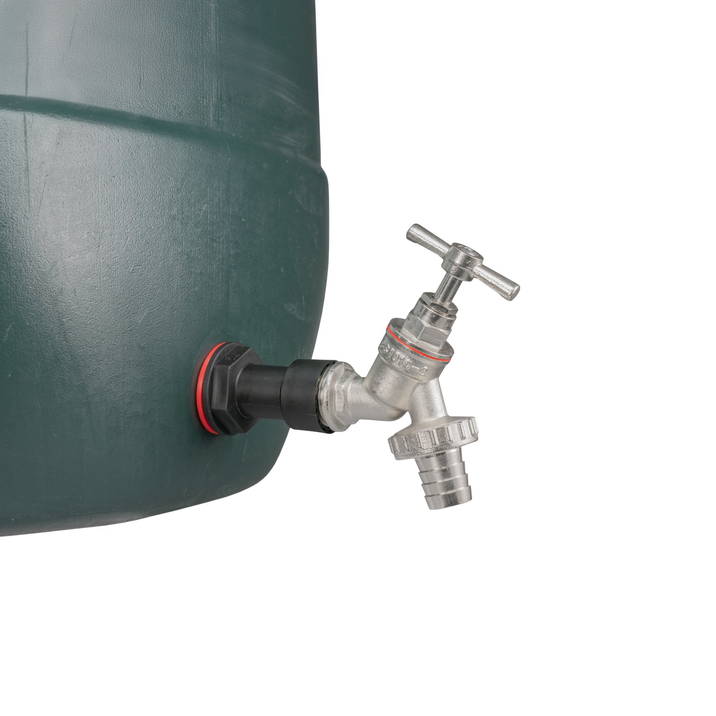 Water Butt Extension Kit 1/2" with Nickel Plated Barbed Tap and Drill Bit