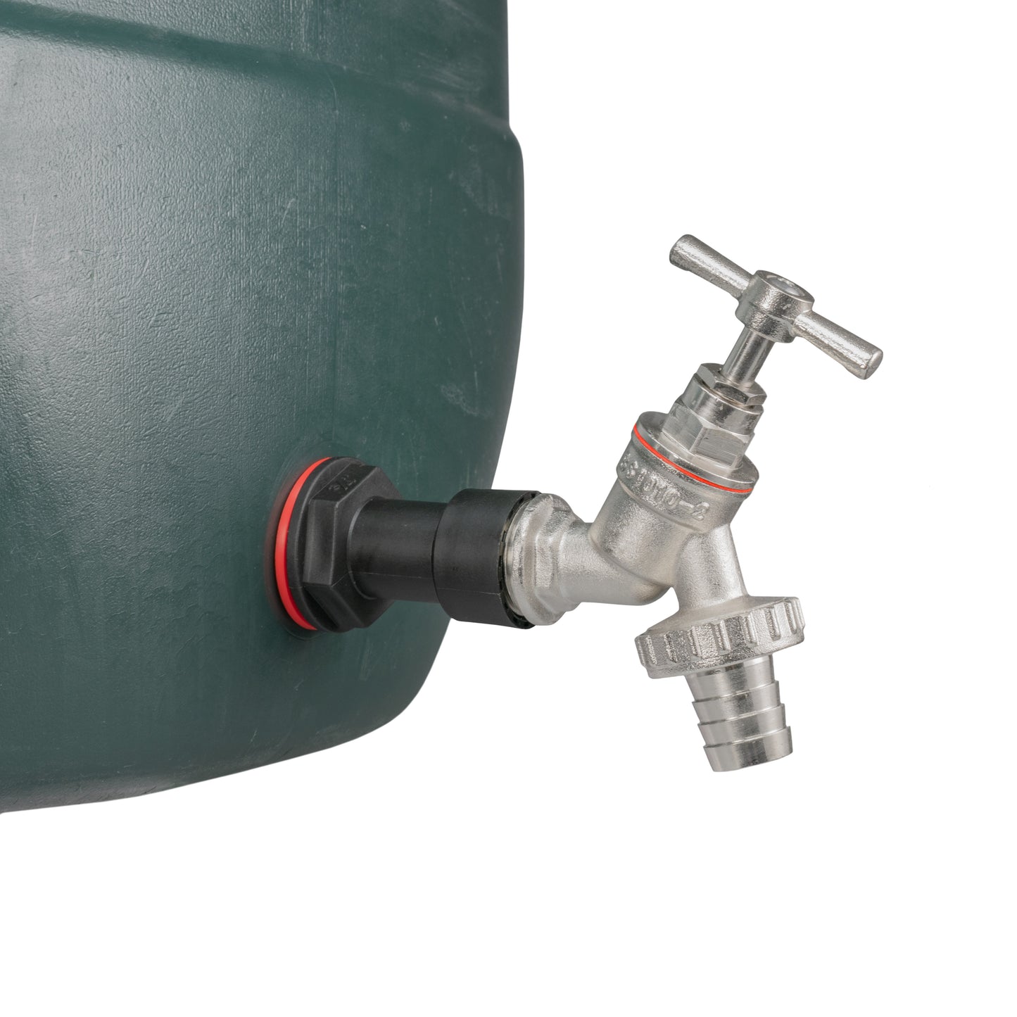 Water Butt Extension Kit 1/2" with Nickel Plated Barbed Tap and Drill Bit