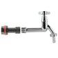 Water Butt Extension Kit 1/2" with Extended Brass Chrome Tap ½” Barb