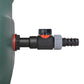 Water Butt Extension Kit 3/4" with In-Line Valve + 20mm Barb and Drill Bit