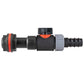 Water Butt Extension Kit 3/4" with In-Line Valve + 20mm Barb and Drill Bit
