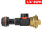Water Butt Extension Kit 3/4" with In-Line Valve + Geka and Drill Bit