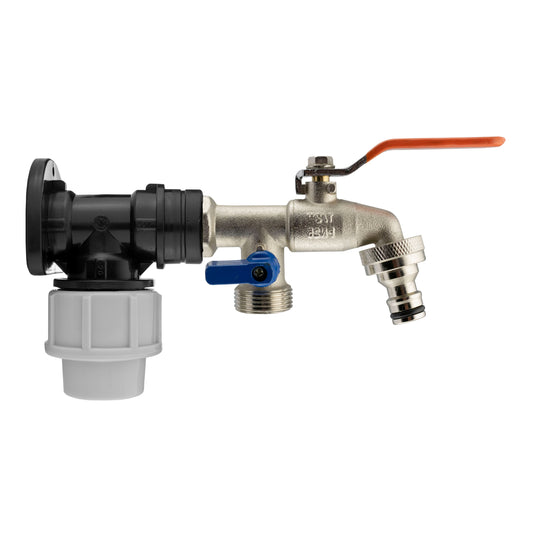 Wall Flange Kit 20mm MDPE - Double Lever Tap 1/2"