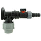 Wall Flange Kit 25mm MDPE + In-Line Valve + 20mm Barb