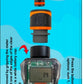 Water Flow Meter Black/Orange