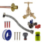Brass Barbed Bib Tap STANDARD Connection Kit