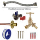 Brass Barbed Bib Tap STANDARD Connection Kit