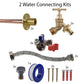 Brass Quick Connect Bib Tap STANDARD Connection Kit x2