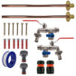 Double Lever Tap BASIC Connection Kit x2