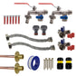 Double Lever Tap STANDARD Connection Kit x2