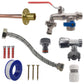 Double Lever Tap FULL Connection Kit