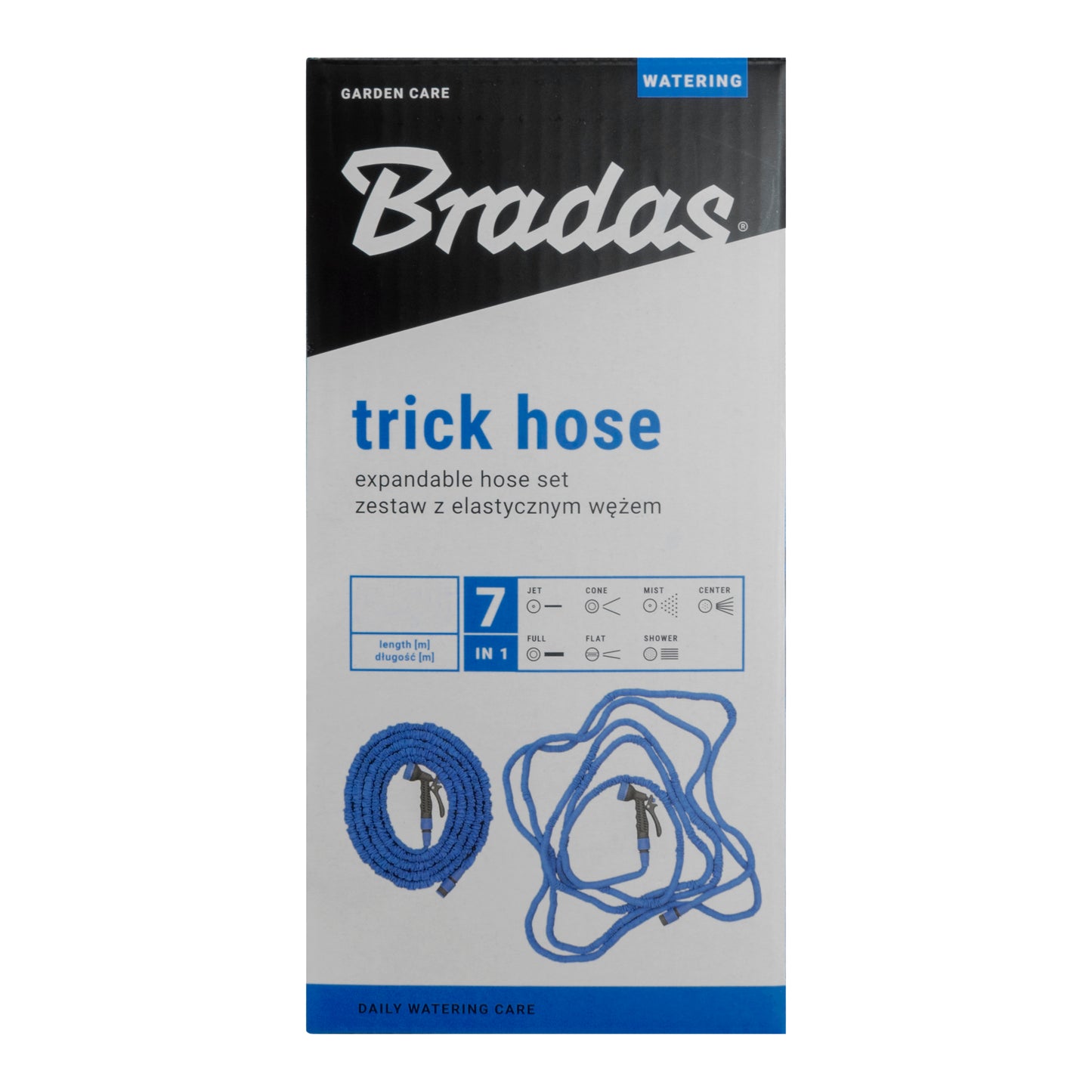 Expanding Trick Hose 5m - 15m Blue